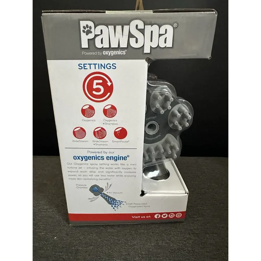 PawSpa ShampoochPro Oxygenics Pet Washer Dog Bath Sprayer Lick Pad New Open Box